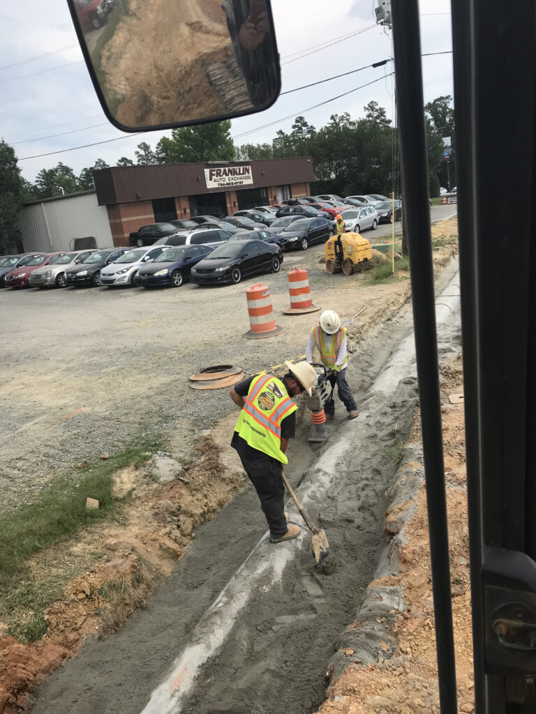 drainage-pipes-installed Drainage pipes installed.